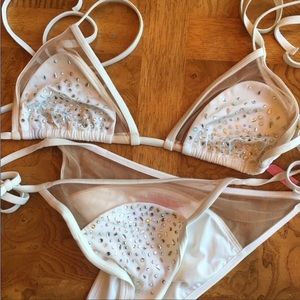 Victoria’s Secret White bling bikini